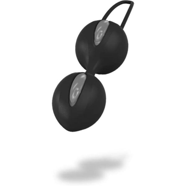 FUN FACTORY - SMARTBALLS DUO BOLAS PELVICAS GRIS/NEGRO - Imagen 2