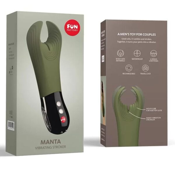 FUN FACTORY - MANTA VERDE MUSGO/NEGRO - Imagen 2