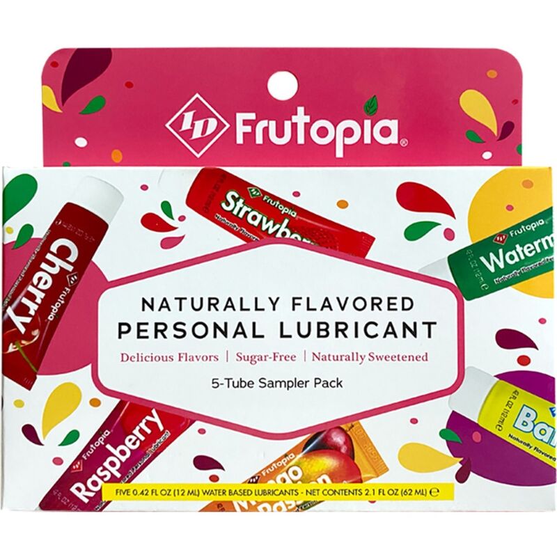 ID FRUTOPIA - LUBRICANTE SURTIDO 5 PACK 12 ML - Imagen 3