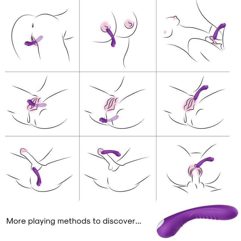 ARMONY - LEGEND VIBRATOR SILICONE PURPLE - Imagen 2