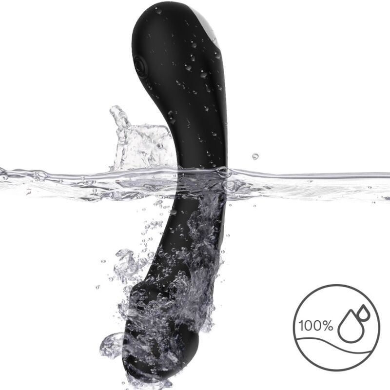 ARMONY - DILDO VIBRATOR G-SPOT SILICONE BLACK - Imagen 4