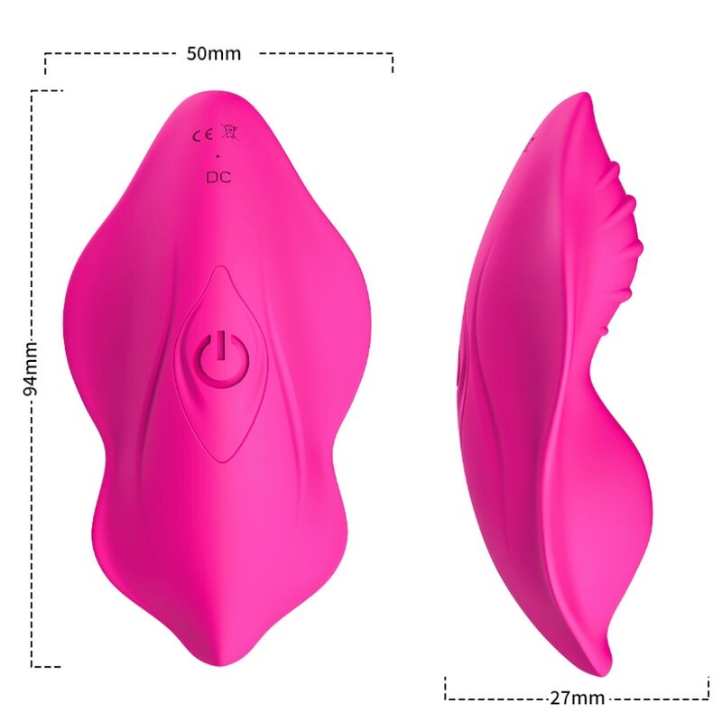 ARMONY - WHISPER WEARABLE PANTIES VIBRATOR REMOTE CONTROL FUCHSIA - Imagen 3