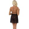 LIVCO CORSETTI FASHION - MALVIAMI LC 90625 FALDA + PANTY NEGRO - Imagen 2