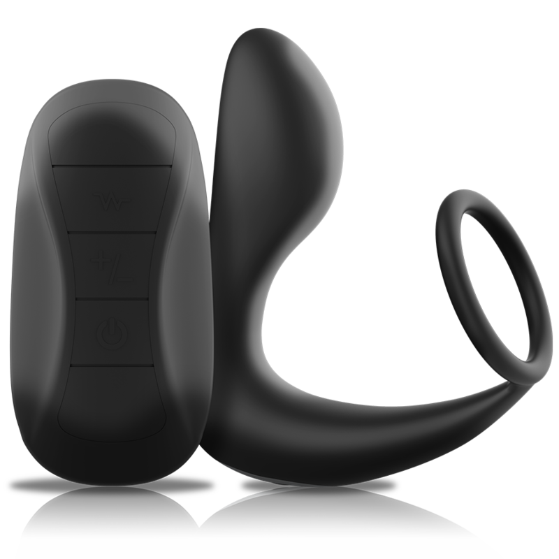 BLACKSILVER - MASAJEADOR ANAL CONTROL REMOTO SILICONA RECARGABLE NEGRO - Imagen 5
