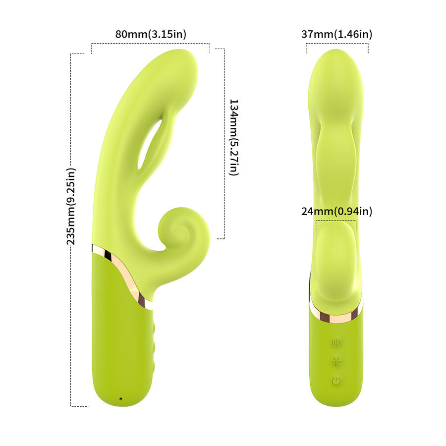 ARMONY - INFLABE POINT A TO STIMULATOR VIBRATOR GREEN - Imagen 5