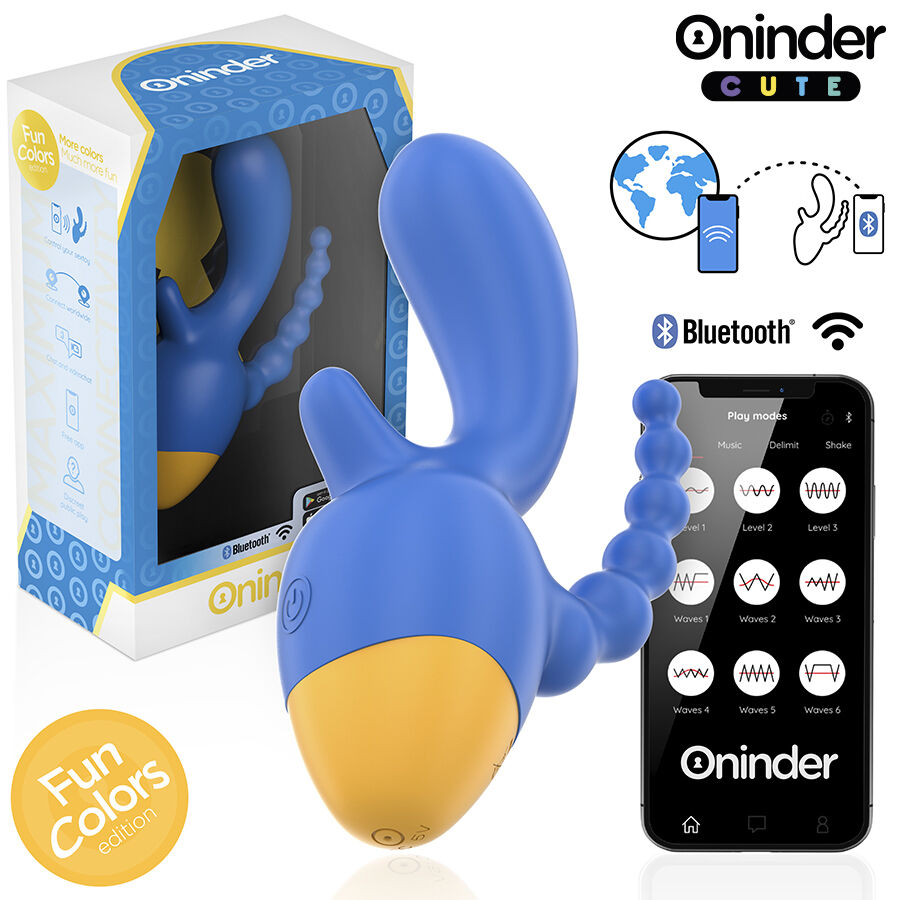 ONINDER CUTE - LOVE 3 SOME TRIPLE VIBRADOR - APP MUNDIAL GRATUITA - Imagen 2