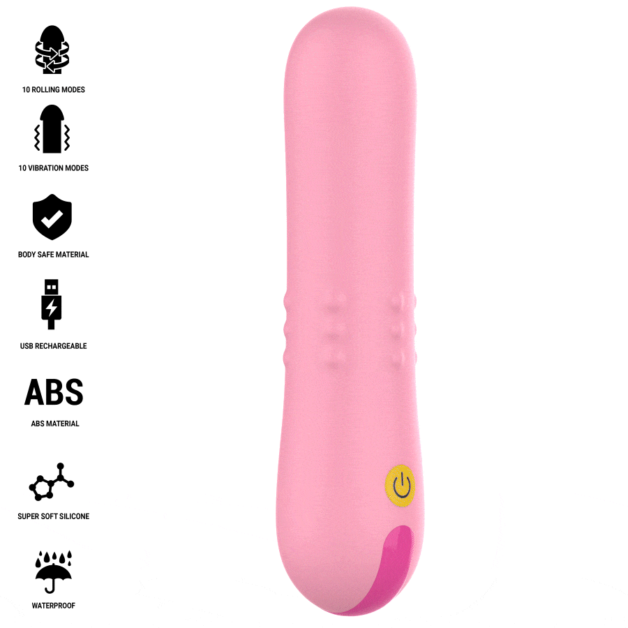 INTENSE - BARBARA VIBRADOR CON PERLAS GIRATORIAS - Imagen 2