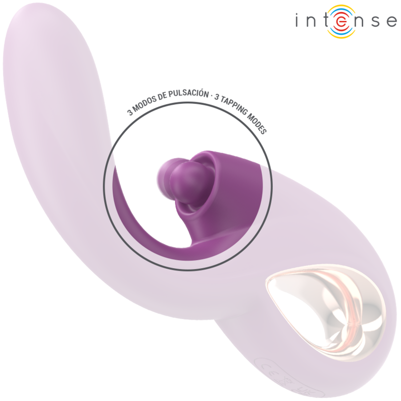 INTENSE - LALI VIBRADOR PUNTO G MULTIFUNCIÓN ESTIMULACIÓN EMPUJE VIBRACIÓN MORADO - Imagen 3