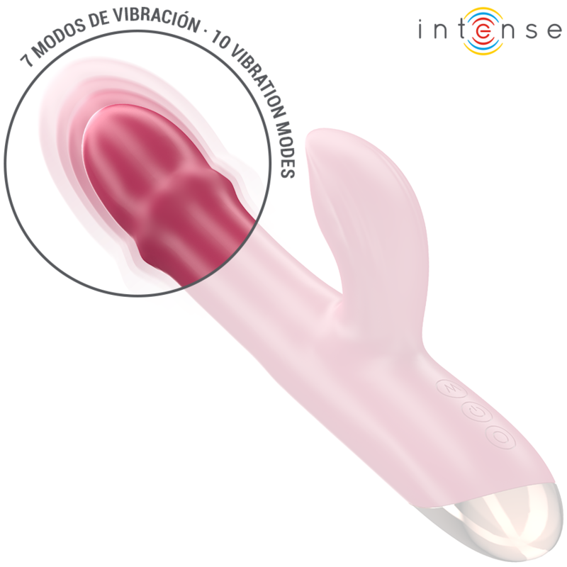 INTENSE - CHLOE VIBRADOR MULTIFUNCIÓN 3 EN 1 ROJO - Imagen 5