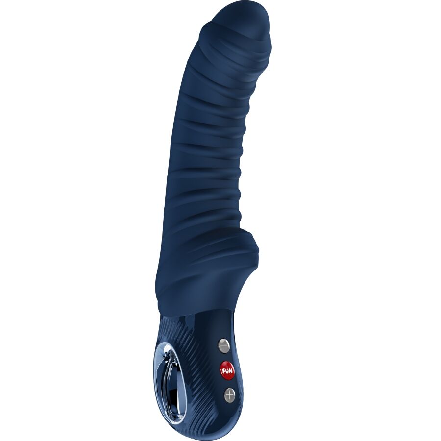 FUN FACTORY - TIGER VIBRADOR PUNTO G AZUL OSCURO - Imagen 2