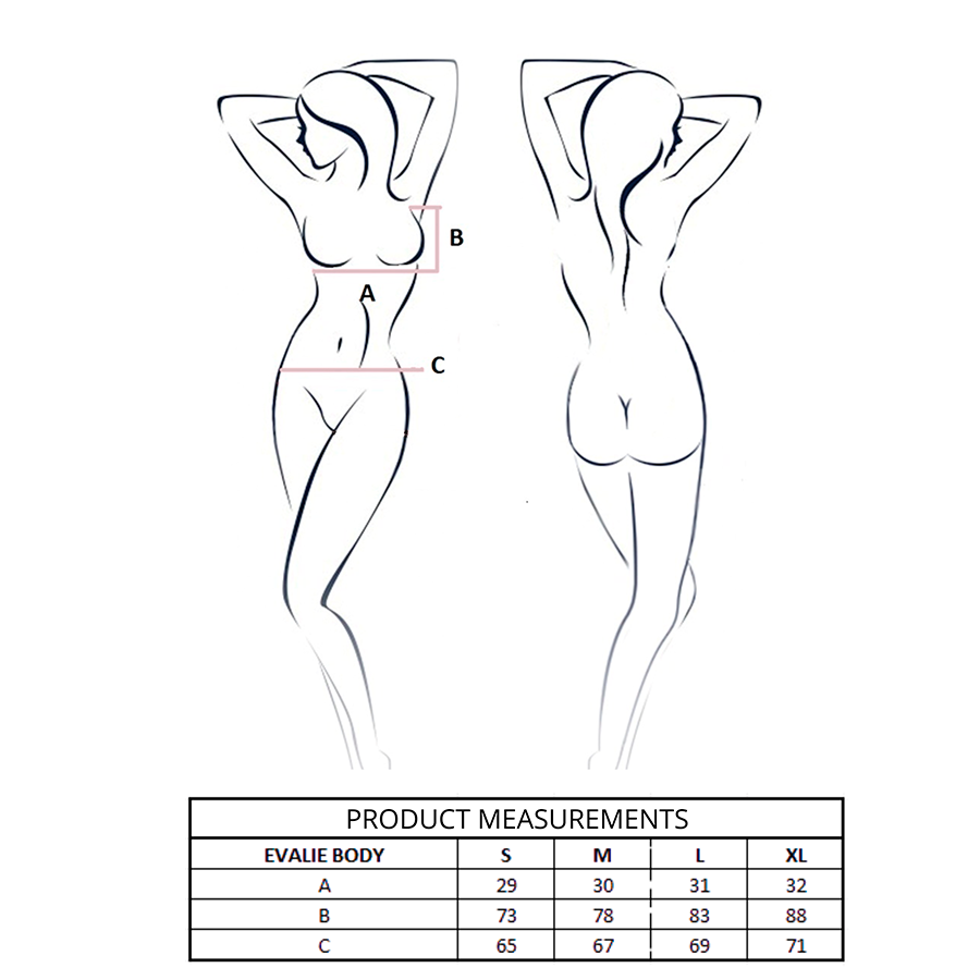 PASSION - EVALIE BODY NEGRO L/XL - Imagen 4