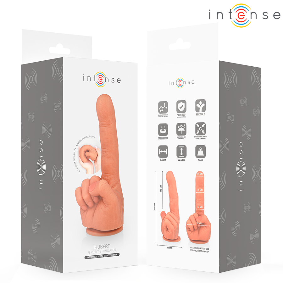 INTENSE - HUBERT ESTIMULADOR PUNTOG MANO FLEXIBLE 14,2 CM - Imagen 5