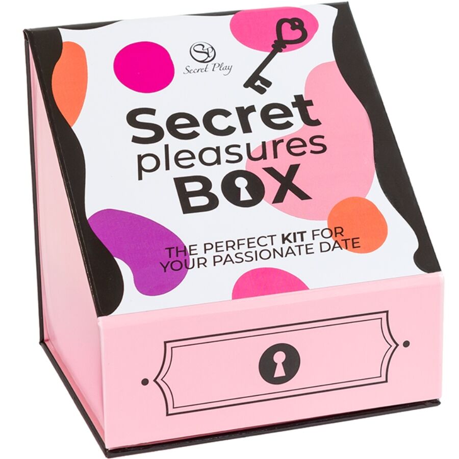 SECRET PLAY - CAJA DE PLACERES PARA PAREJAS DADOS + BALA VIBRADORA + PLUMERO - Imagen 2