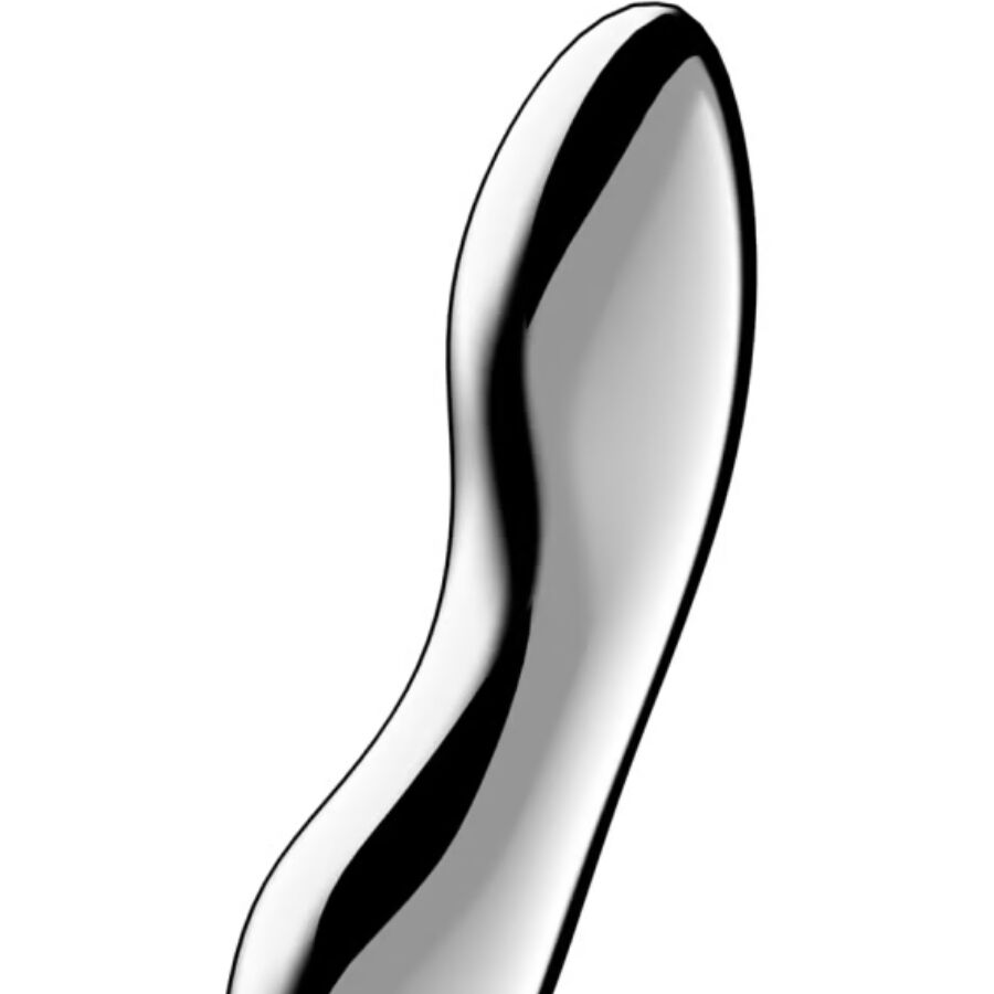 SATISFYER - COSMIC CREST 2 DILDO ACERO INOXIDABLE DOBLE USO - Imagen 3