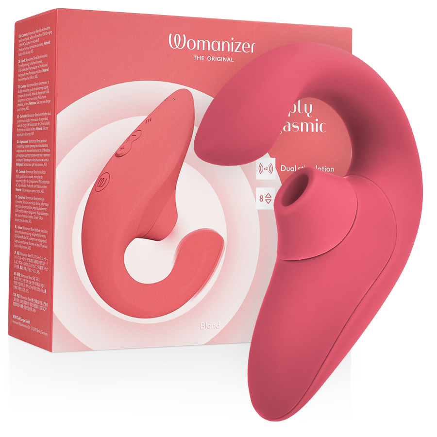 WOMANIZER - BLEND ESTIMULADOR VIBRADOR RABBIT ROSA