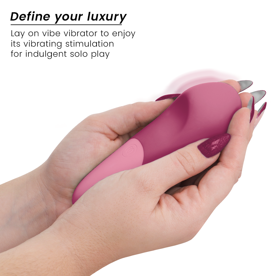 WOMANIZER - VIBE VIBRADOR LAY-ON SILENCIOSO ROSA OSCURO - Imagen 3