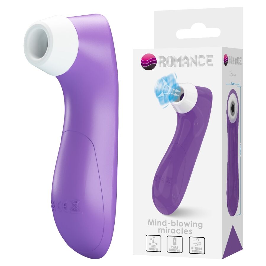 ROMANCE - SUCCIONADOR DE CLÍTORIS CON TECNOLOGÍA DE PULSACIÓN MORADO