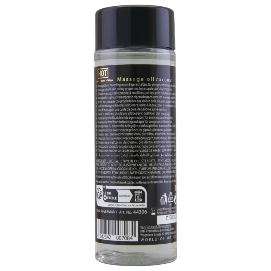 HOT - ACEITE DE MASAJE COCO 100 ML - Imagen 2