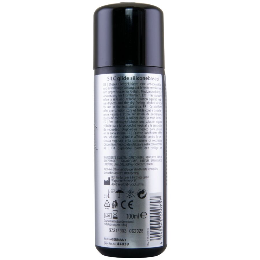 HOT - SILC GLIDE LUBRICANTE BASE SILICONA 100 ML - Imagen 3