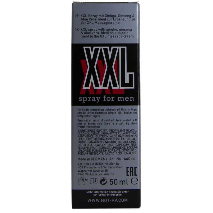 HOT - SPRAY XXL PARA HOMBRE 50 ML - Imagen 4
