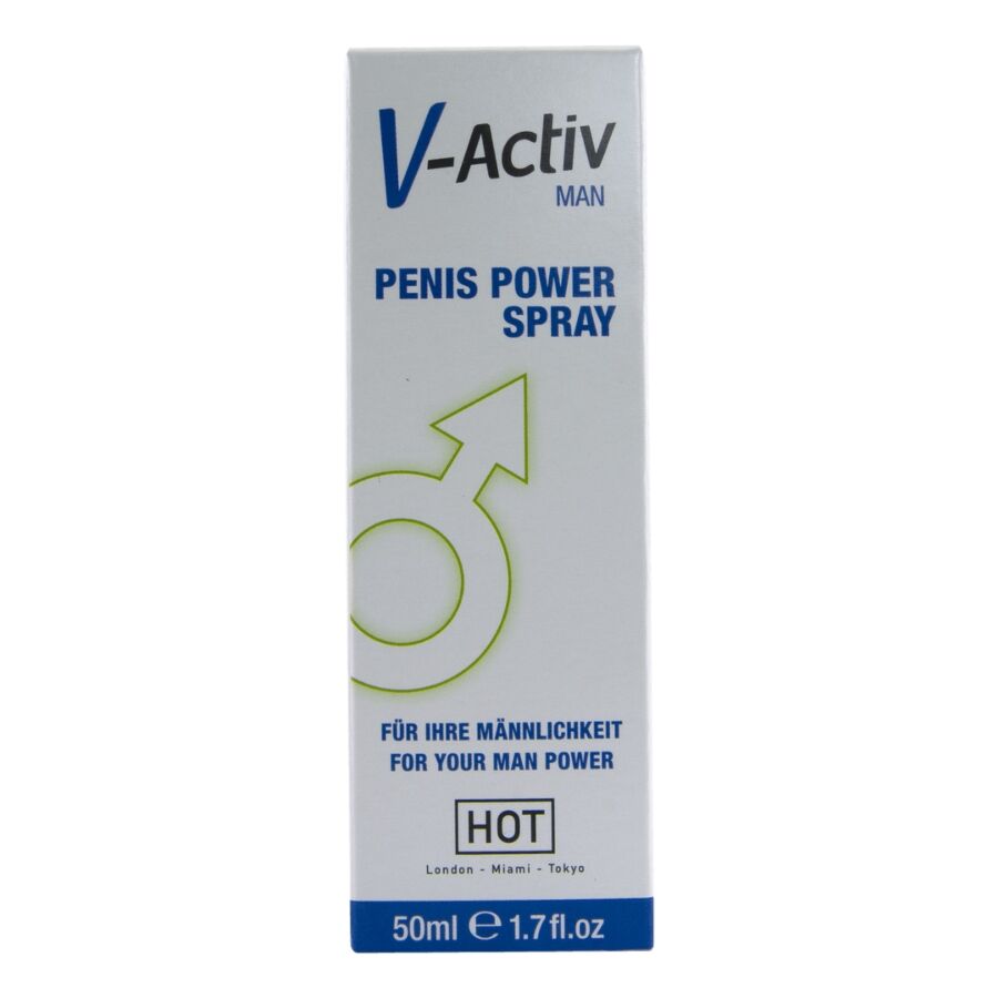 HOT - V-ACTIV PENIS POWER SPRAY PARA HOMBRE 50 ML - Imagen 4