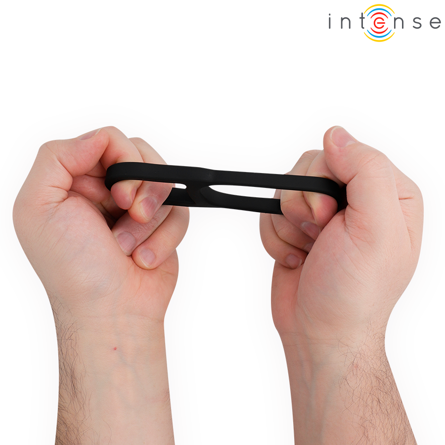 INTENSE - CONLETH ADJUSTABLE DOUBLE PENIS RING MODEL 3 - Imagen 4