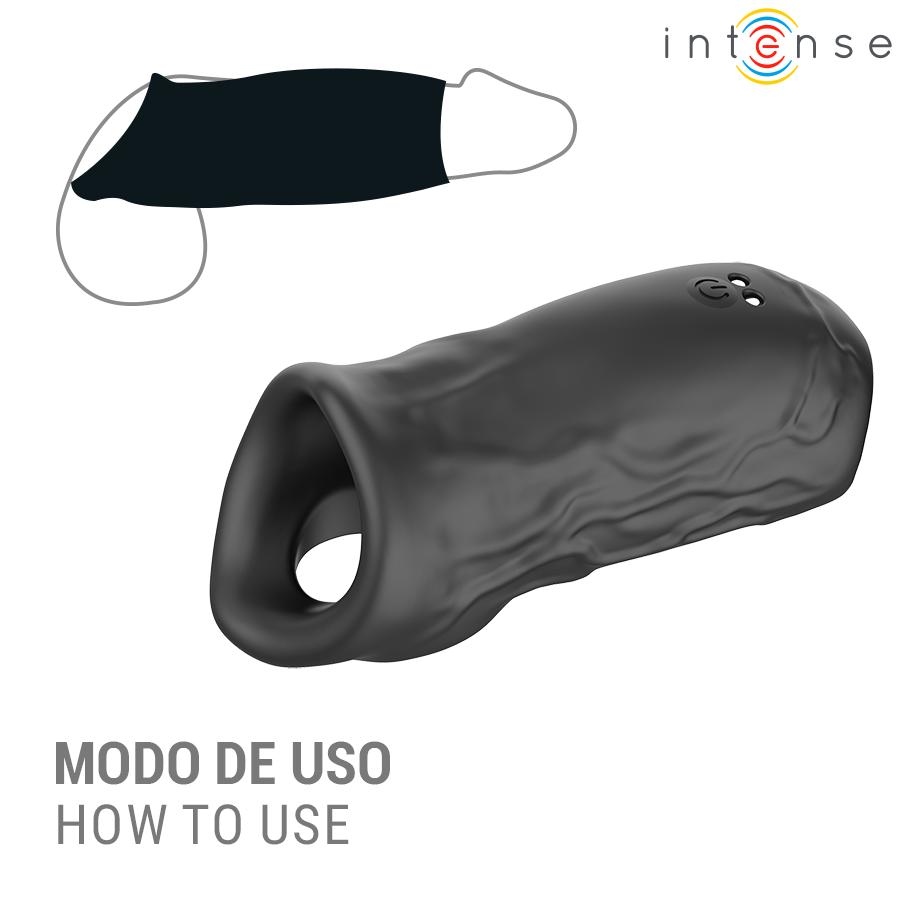 INTENSE - SEAN VIBRATING ADJUSTABLE PENIS RING MODEL 13 - Imagen 3