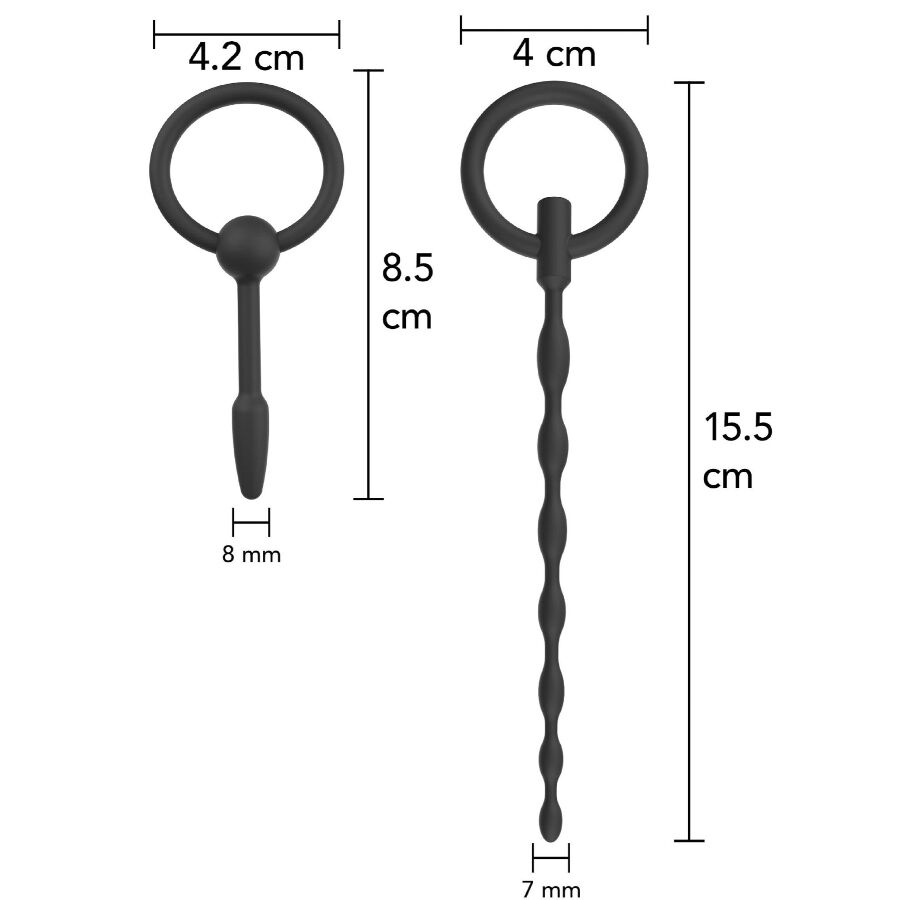 HIDDEN DESIRE - EXTREME STARTER SET DE PLUGS URETRALES 2 UDS - Imagen 4