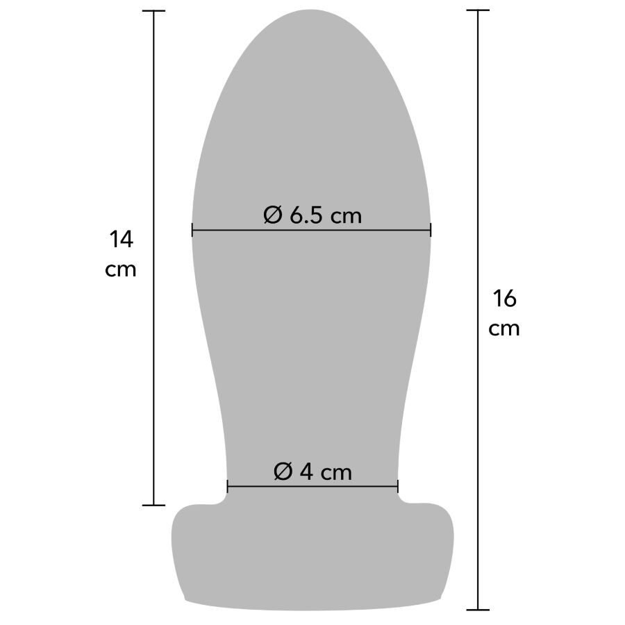 HIDDEN DESIRE - EXTREME HEAVY ANAL STRETCHER PLUG L - Imagen 4