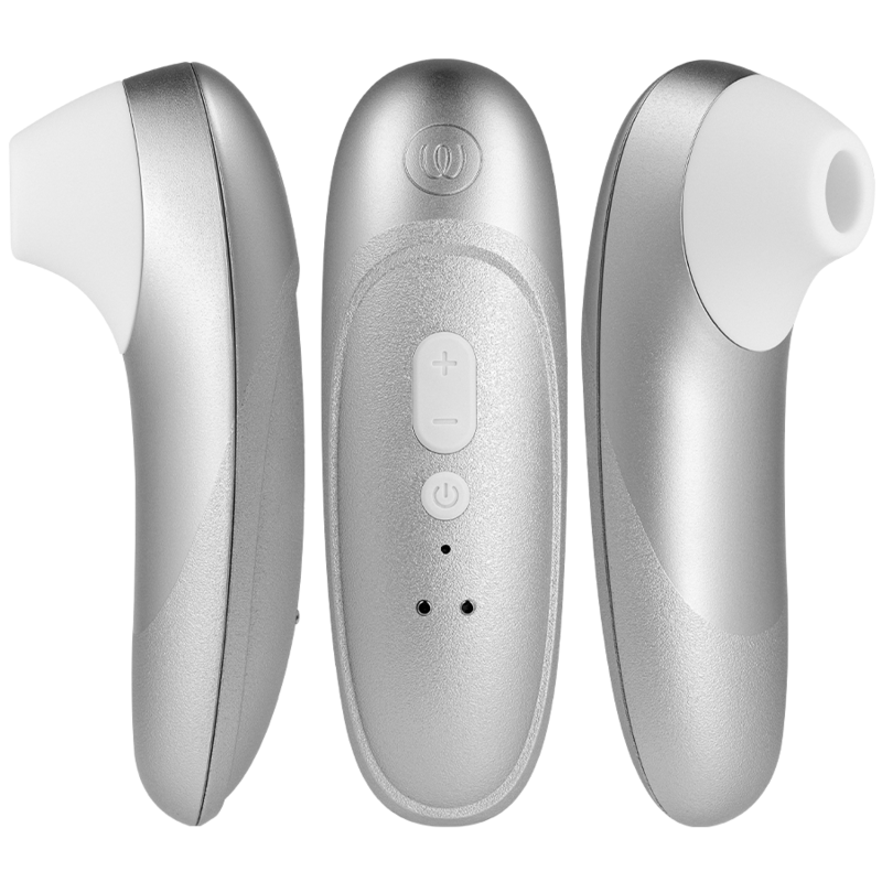 WOMANIZER - PRO VIBRANT CLITORAL STIMULATOR SILVER GREY - Imagen 4