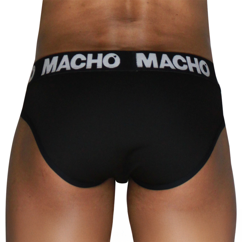 MACHO - MCH007 SLIP CLÁSICO NEGRO + NEGRO S - Imagen 3