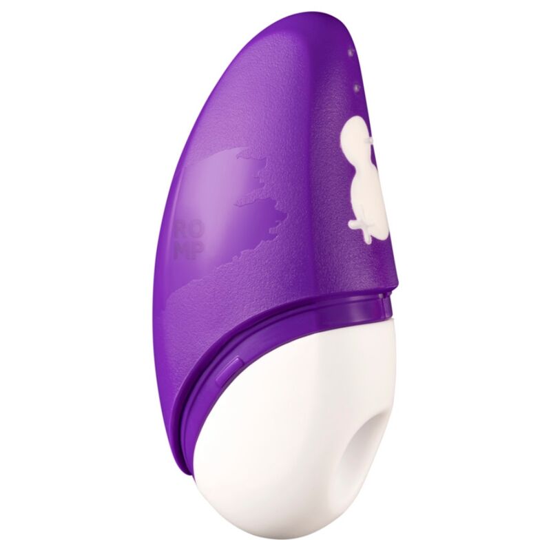 ROMP - FREE X CLITORAL STIMULATOR WITH LID 10 LEVELS RECHARGEABLE PURPLE - Imagen 3