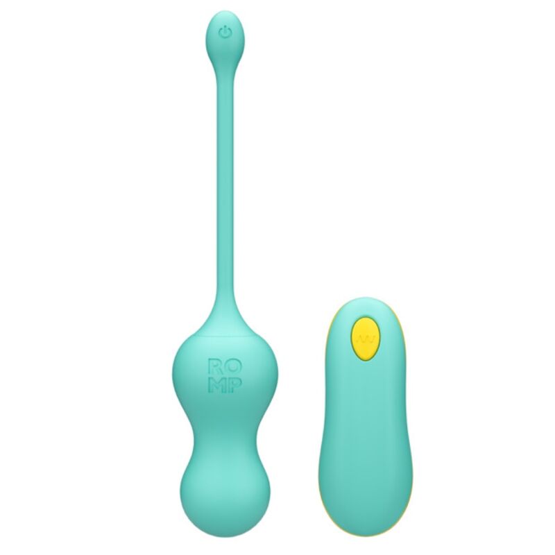 ROMP - CELLO MULTIFUNCTION VIBRATING EGG TURQUOISE REMOTE CONTROL - Imagen 2