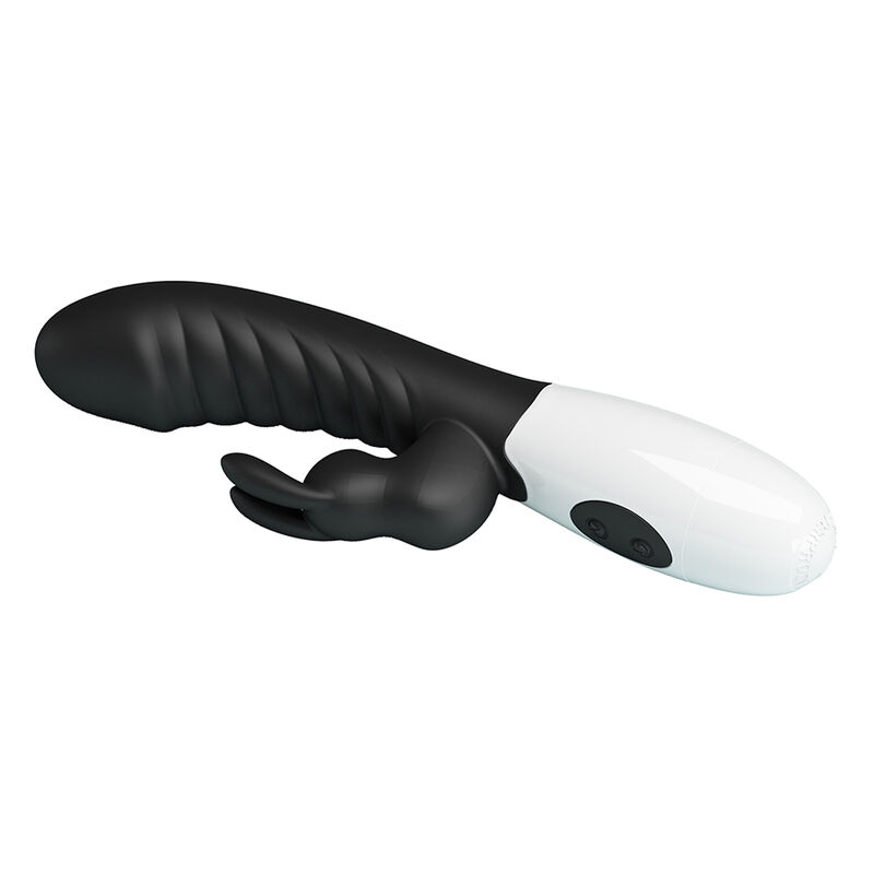 PRETTY LOVE - NAUGHTY BUNNY 30 FUNCTION RABBIT VIBRATOR BLACK - Imagen 5