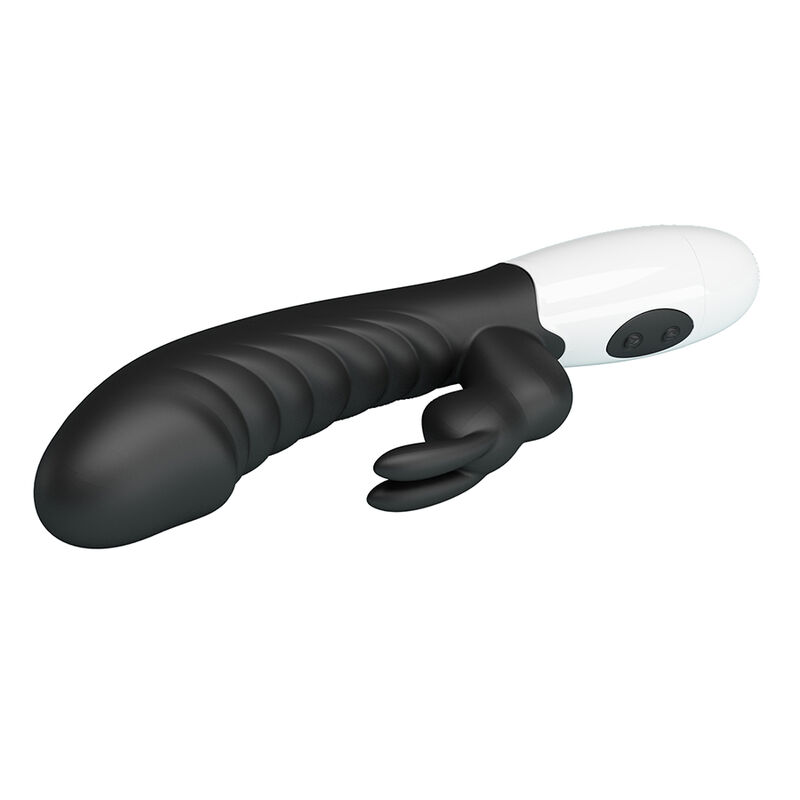 PRETTY LOVE - NAUGHTY BUNNY 30 FUNCTION RABBIT VIBRATOR BLACK - Imagen 3