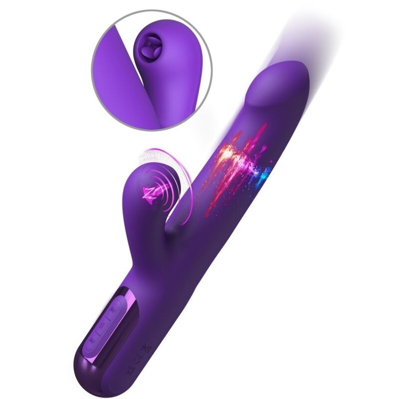 FANTASY FOR HER - SUPER SONIX THRUSTER RABBIT VIBRATOR PURPLE - Imagen 2