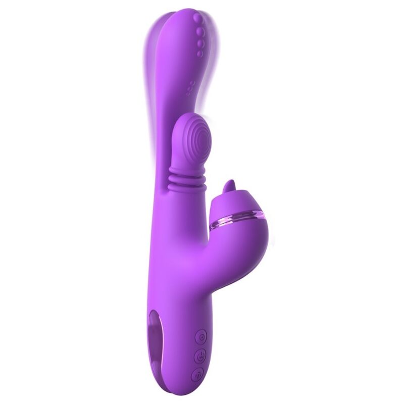 FANTASY FOR HER - INTIMOTION PULSE PRO VIBE RABBIT VIBRATOR PURPLE - Imagen 5