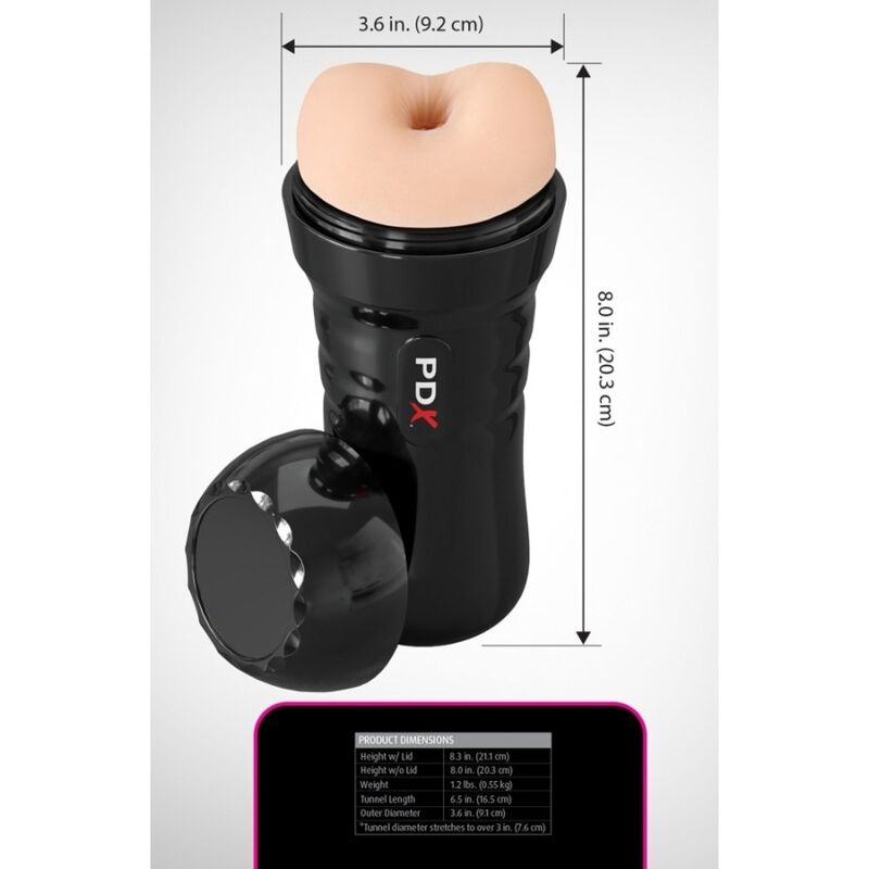 PDX EXTREME - WET BUSSIES SUPER BANGIN BUTTHOLE ANAL STROKER 20.8 CM - Imagen 5