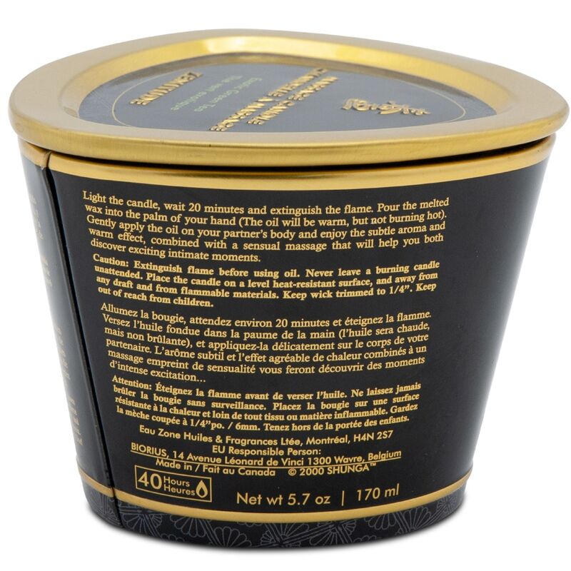 SHUNGA - MASSAGE CANDLE LAVANDER 170 ML - Imagen 5