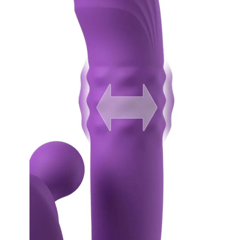 FANTASY FOR HER - HARMONI PRO PURPLE G-SPOT CLITORAL RABBIT VIBRATOR - Imagen 4