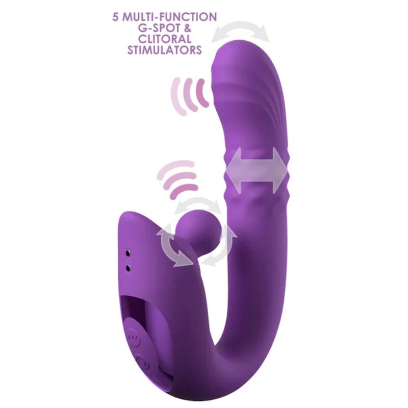 FANTASY FOR HER - HARMONI PRO PURPLE G-SPOT CLITORAL RABBIT VIBRATOR - Imagen 2