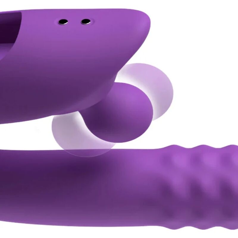 FANTASY FOR HER - HARMONI PRO PURPLE G-SPOT CLITORAL RABBIT VIBRATOR - Imagen 5