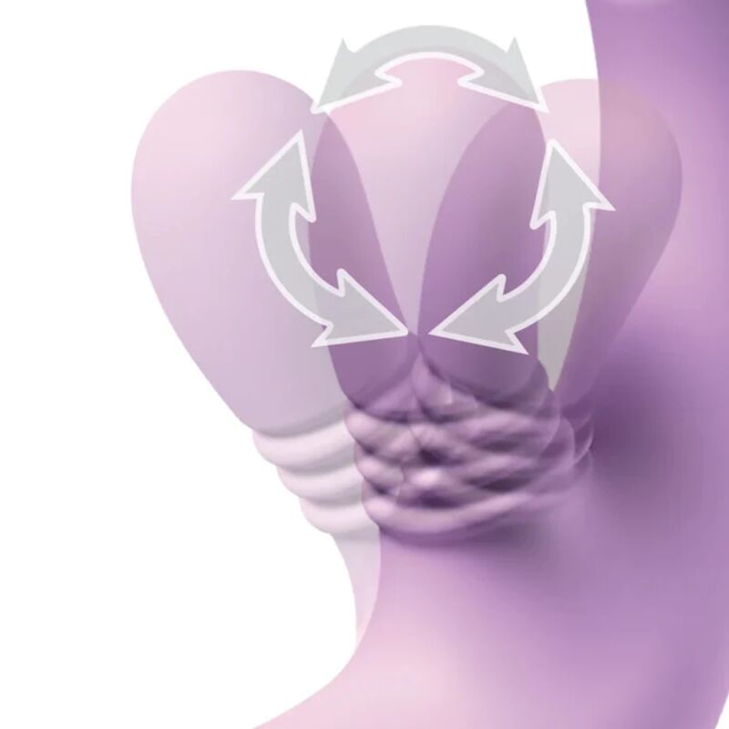 FANTASY FOR HER - INTIMOTION FLUTTER PRO PURPLE G-SPOT CLITORAL RABBIT VIBRATOR - Imagen 3