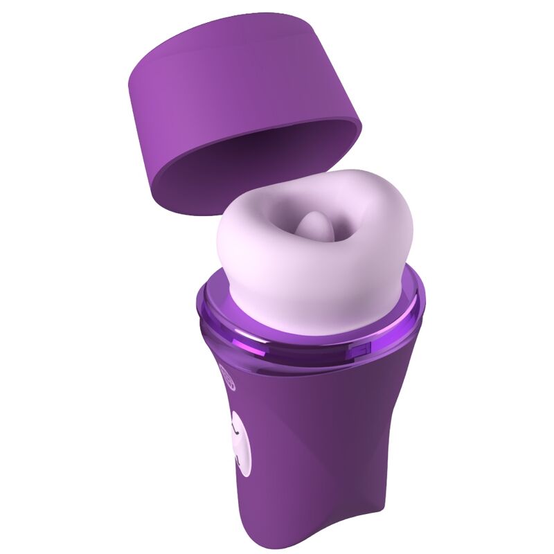 FANTASY FOR HER - LUSH KISS PLUSH PURPLE SUCTION LICKING CLITORAL STIMULATOR - Imagen 2