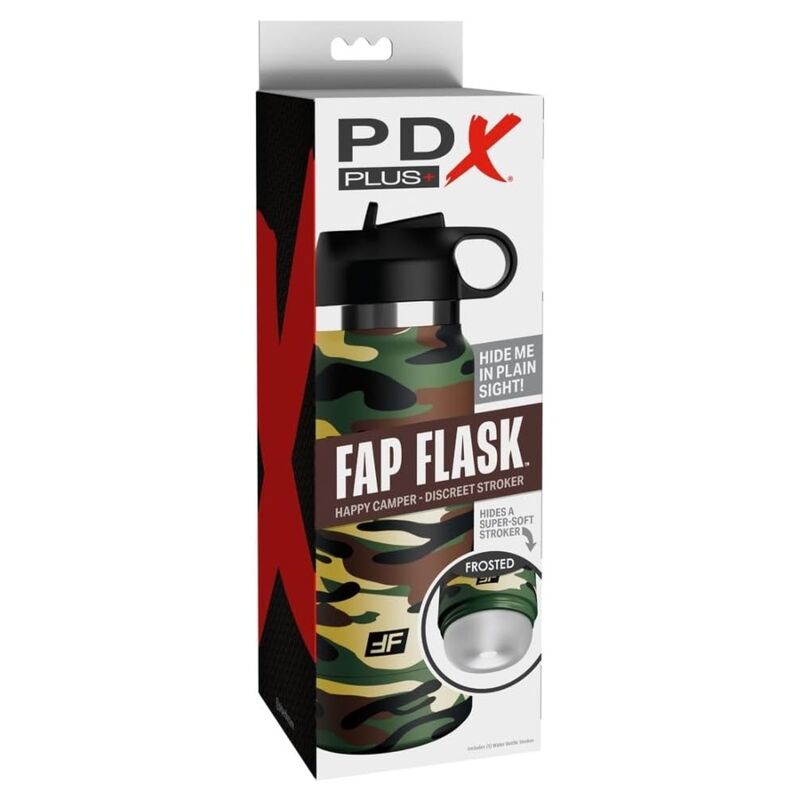 PDX PLUS - FAP FLASK HAPPY CAMPER DISCREET MASTURBATOR CAMOUFLAGE - Imagen 5