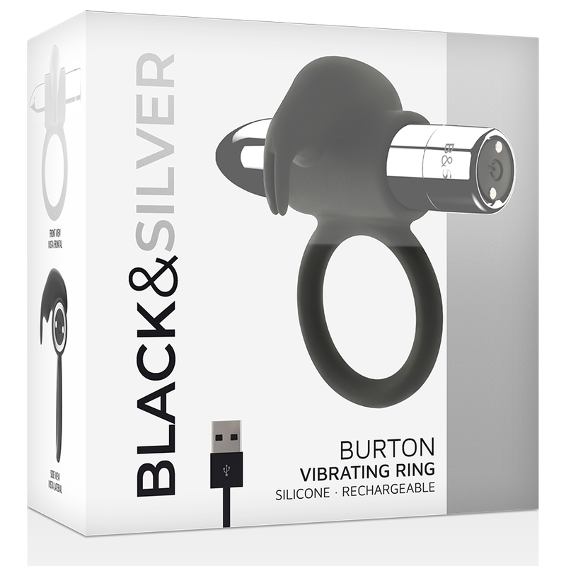 BLACKSILVER - BURTON ANILLO RECARGABLE 10 MODOS VIBRACIÓN - Imagen 3